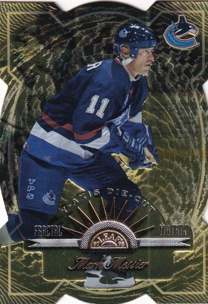 paralel karta MARK MESSIER 97-98 Leaf Fractal Metrix Die-Cut číslo 9